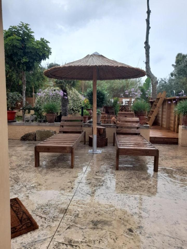 Selana House With Outdoor Pool Villa Masztihári Kültér fotó